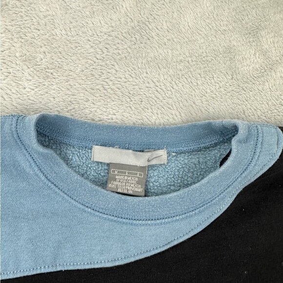 Nike Rework Sweatshirt Grey / Blue Men’s Size M (Fits like a size Small) - Picture 9 of 12